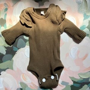 Preemie long sleeved onesie